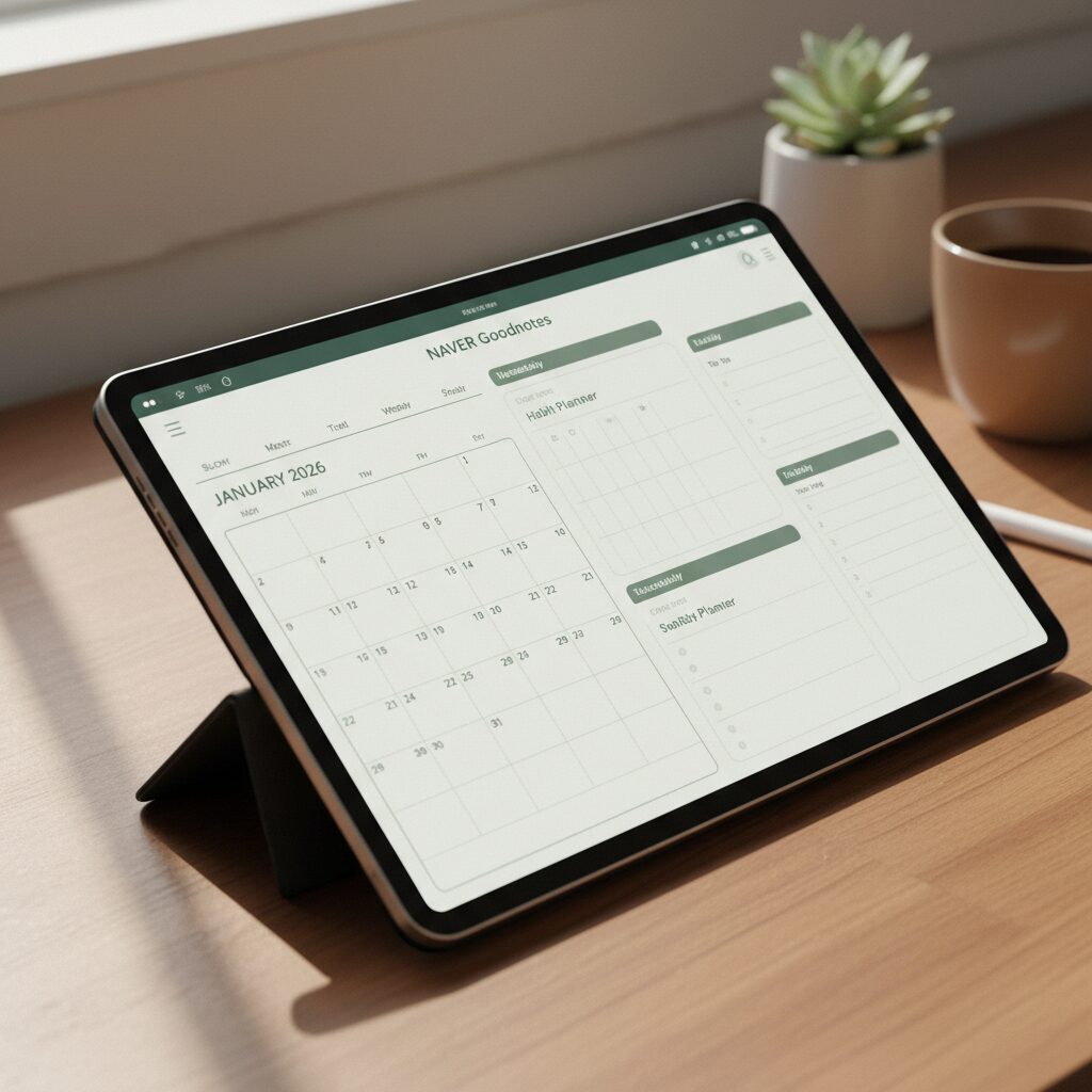 2026년을 위한 무료 굿노트 다이어리 모음 2026년 네이버 굿노트 다이어리 속지 미리보기