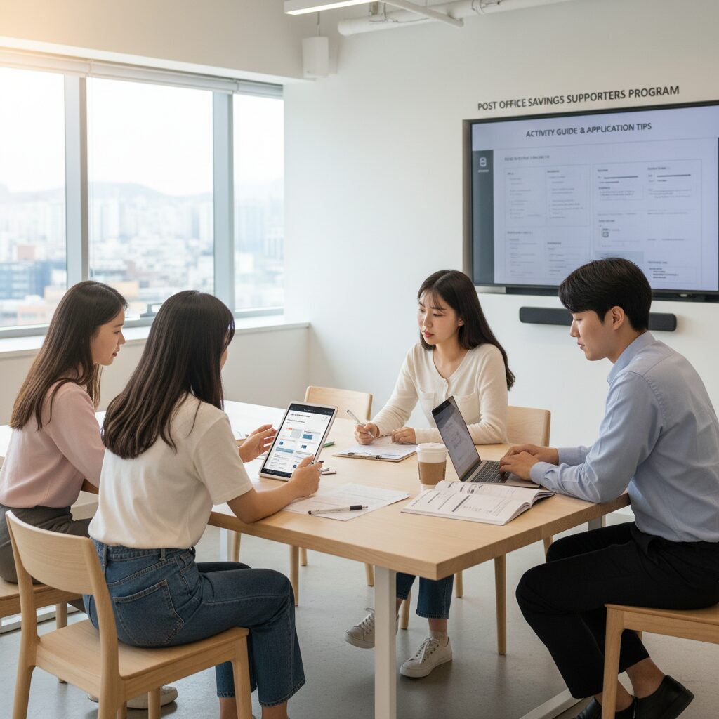 우체국예금 서포터즈 활동 설명과 지원서 작성법