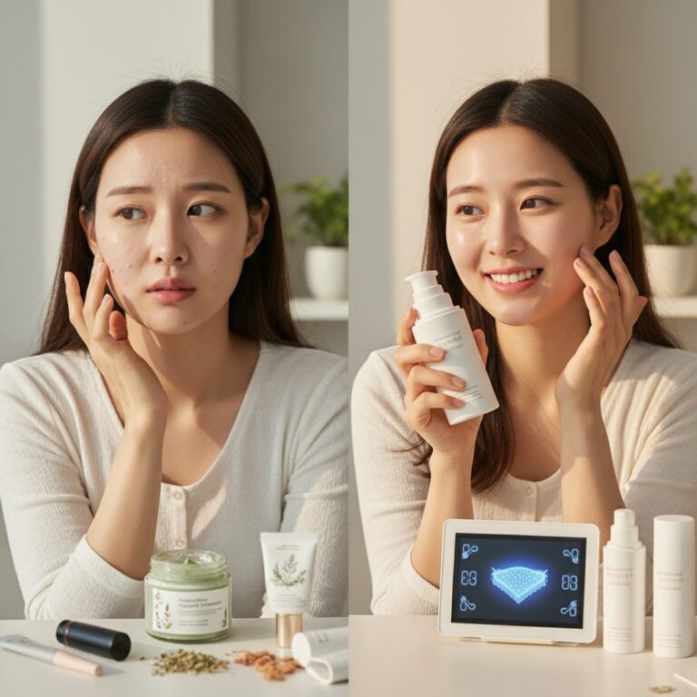 편평사마귀와 건강한 피부 케어 방법 비교