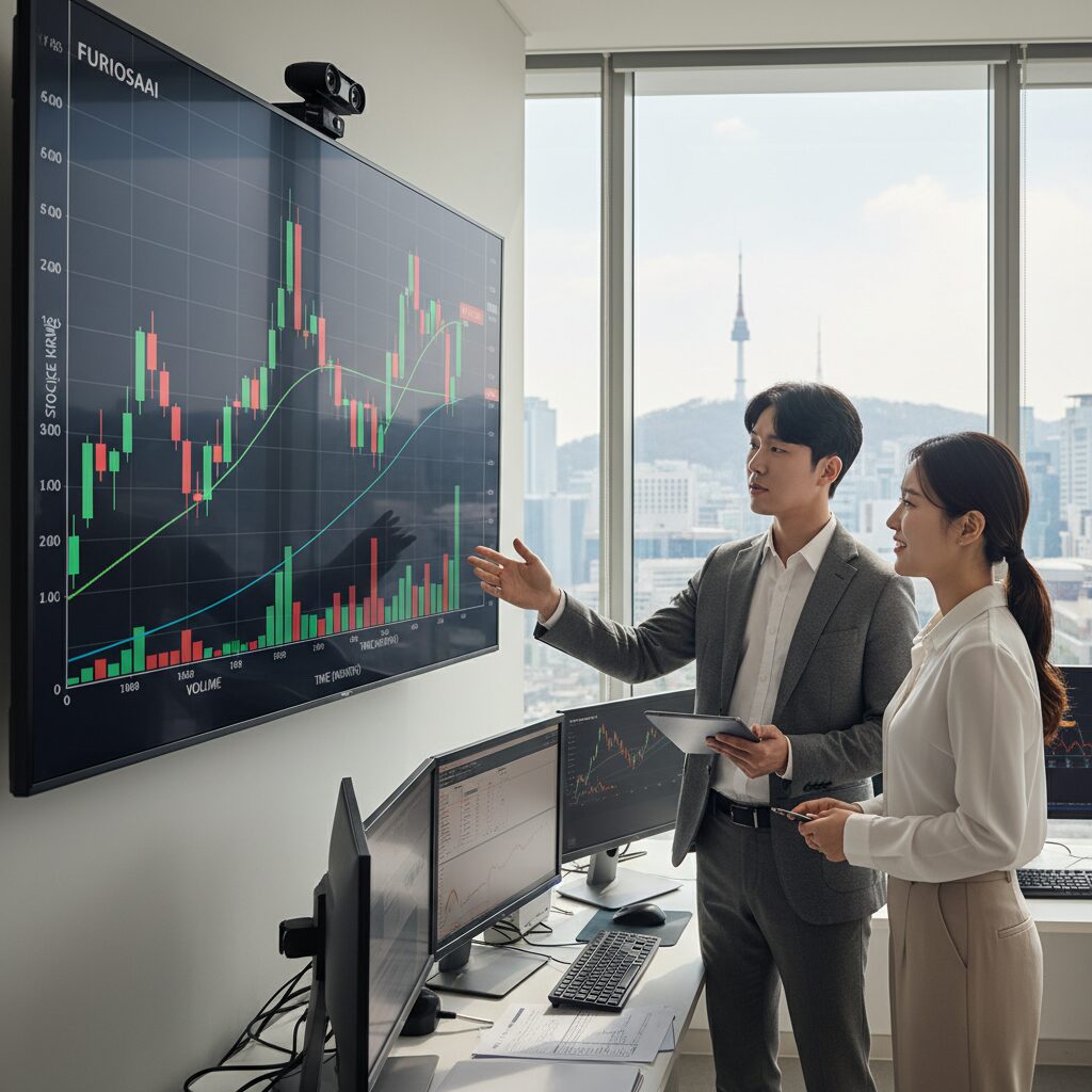 퓨리오사AI 관련주 주가 상승 추세 분석 차트