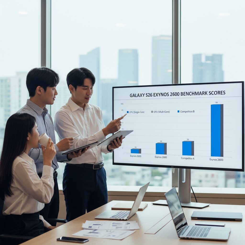 갤럭시 S26 엑시노스 2600 벤치마크 그래프
