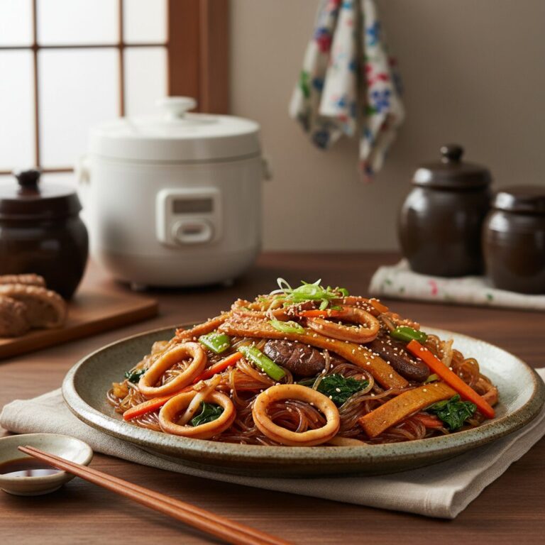 불지 않는 어묵잡채 완성 사진