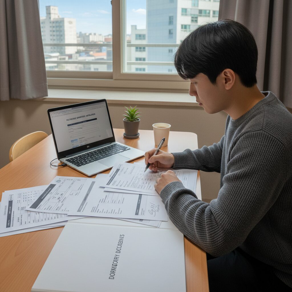 폴리텍 기숙사 신청에 필요한 건강검진서와 서류 준비