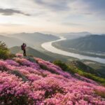 2026년 대구 비슬산 참꽃축제 날짜와 완벽한 여행 계획 비슬산 천왕봉에서 바라본 분홍빛 참꽃 군락지와 낙동강 풍경