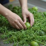 아삭하고 상큼한 오이부추무침 황금 레시피 오이를 어슷하게 또는 채썰어서 준비하는 과정