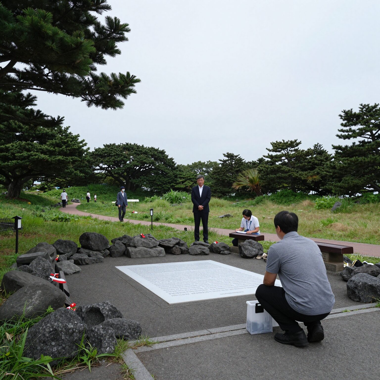 제주 4.3 평화공원 전경과 추모의 공간
