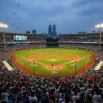 2026년 KBO 개막전이 열리는 야구장 전경