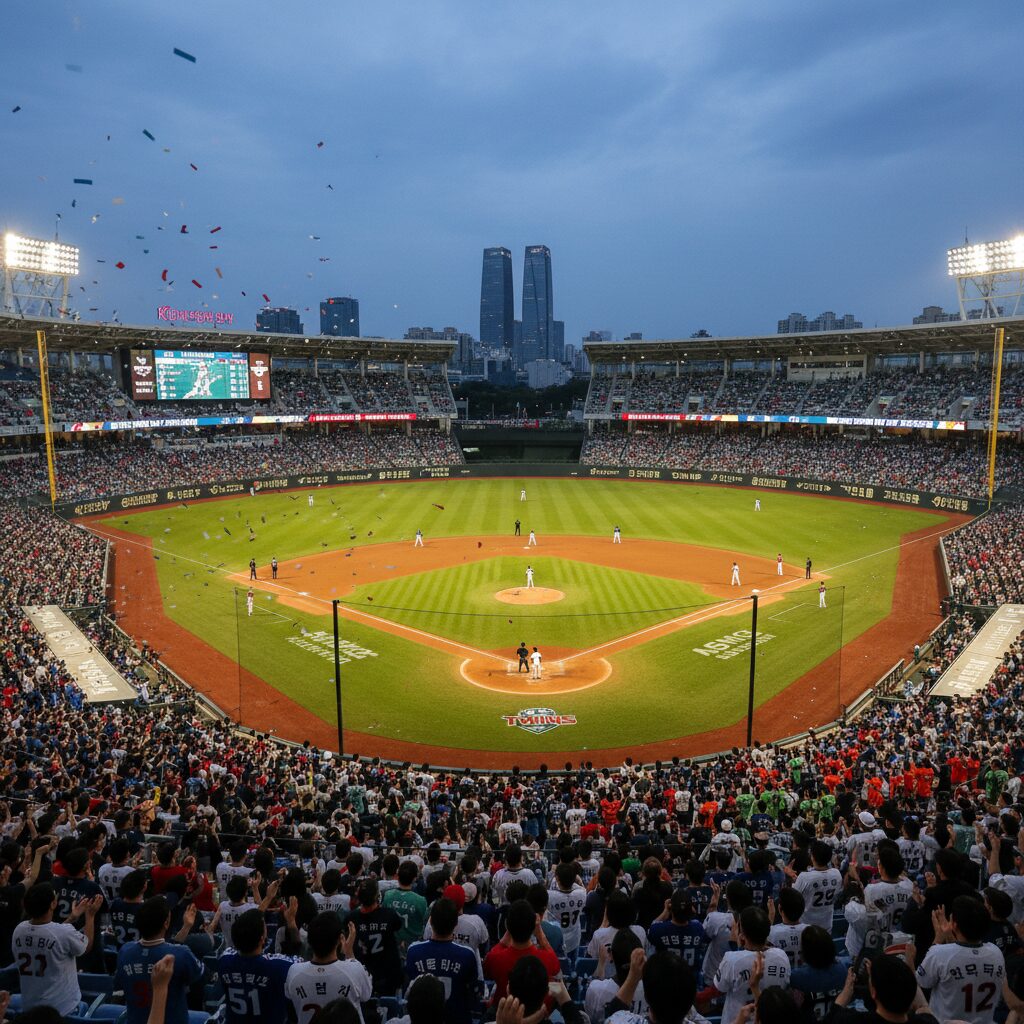 2026년 KBO 개막전이 열리는 야구장 전경