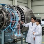 KF21 전투기 제트엔진 내부 터빈오일 순환 시스템 다이어그램