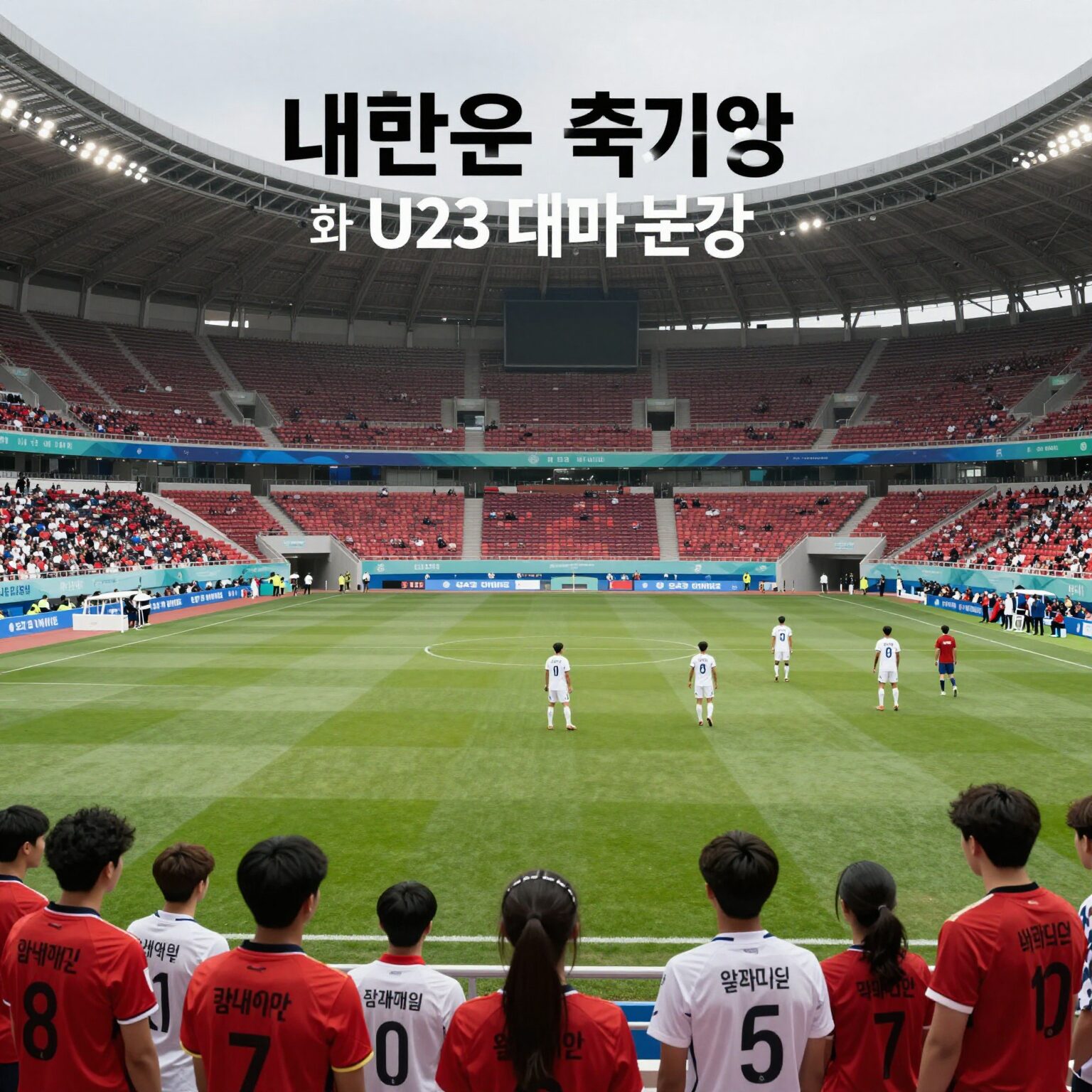 대한민국 축구 국가대표팀과 U23 대표팀의 경기 분석 및 미래 전망 인포그래픽