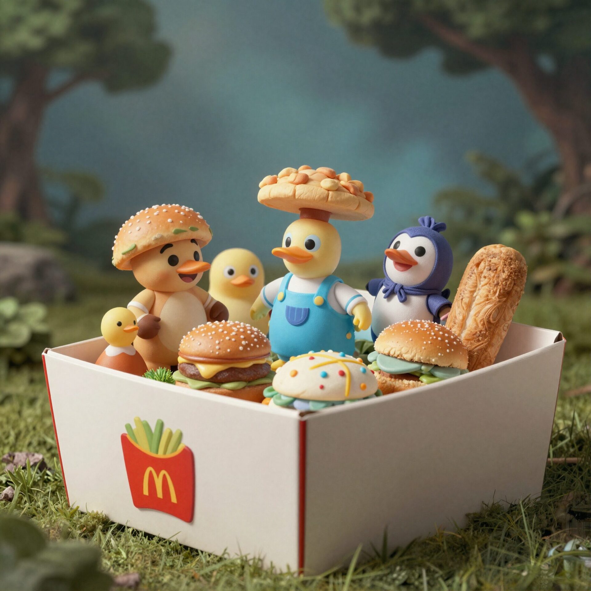 맥도날드 해피밀 짱구 해피밀 박스 서프라이즈 장난감