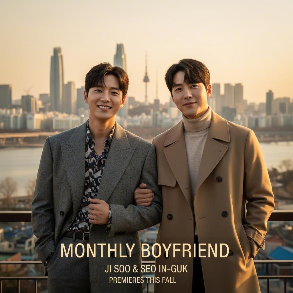 월간남친 드라마 지수와 서인국 포스터