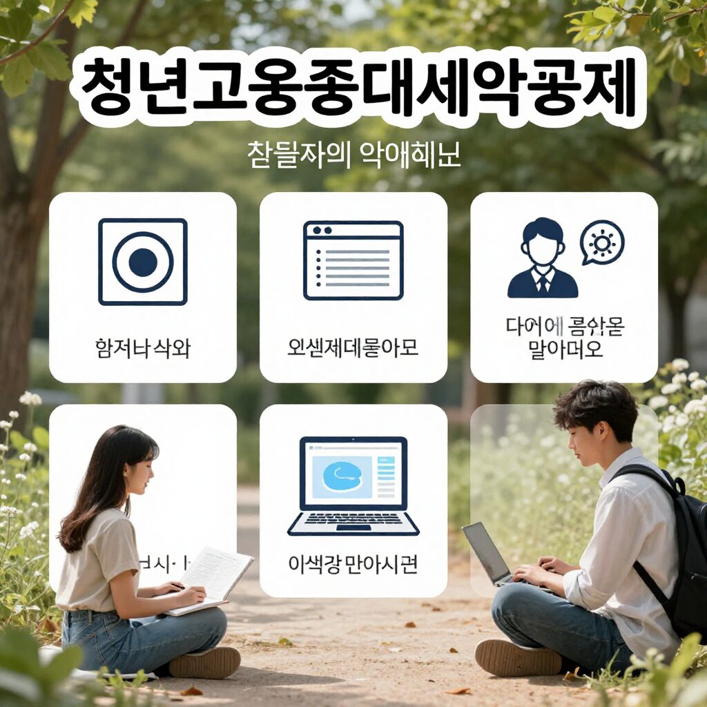 청년고용증대세액공제 개념을 보여주는 인포그래픽