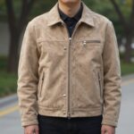 자라 가죽자켓 실물 후기와 스타일링 팁 자라 페이크 스웨이드 오버사이즈 바이커 재킷 실물 착용 사진