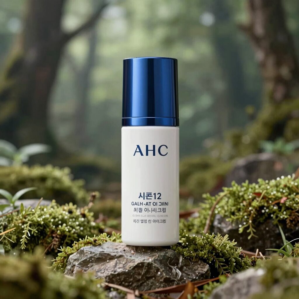 AHC 아이크림 시즌12와 최신 앰플 인 아이크림 제품 사진