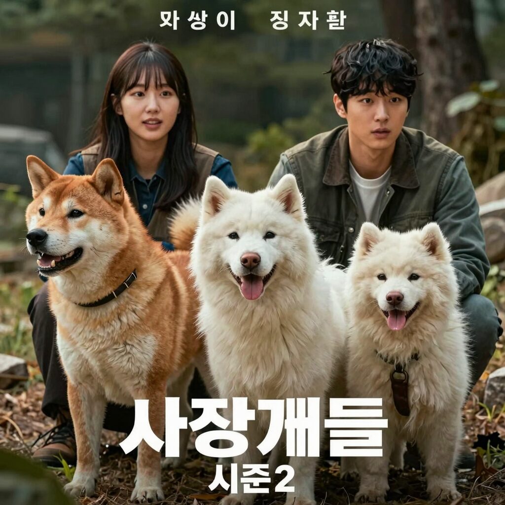 사냥개들 시즌2 넷플릭스 포스터 우도환 이상이 정지훈이 등장한 메인 포스터