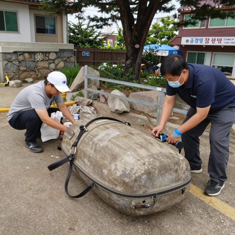 대구 칠성동 잠수교 캐리어 시신 발견 현장 주변 전경