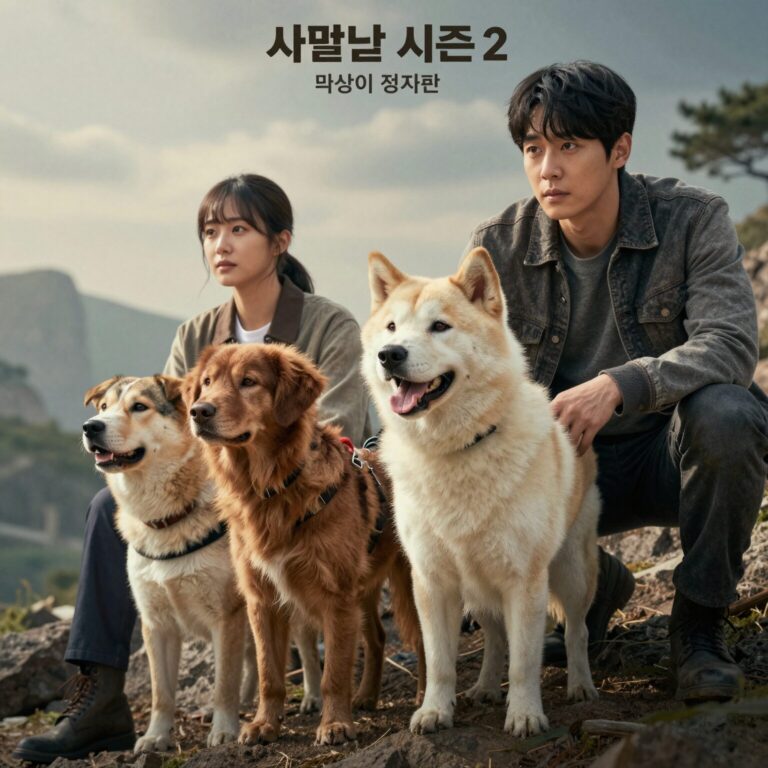사냥개들 시즌2 넷플릭스 포스터 우도환 이상이 정지훈