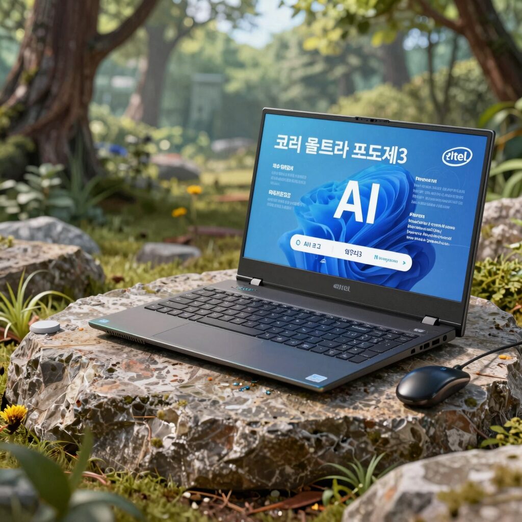 인텔 AI 반도체 가우디3와 코어울트라 프로세서 라인업 제품 사진