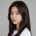 권나라가 단발 헤어로 변신한 모습. 깔끔한 실루엣과 또렷한 이목구비가 돋보인다.