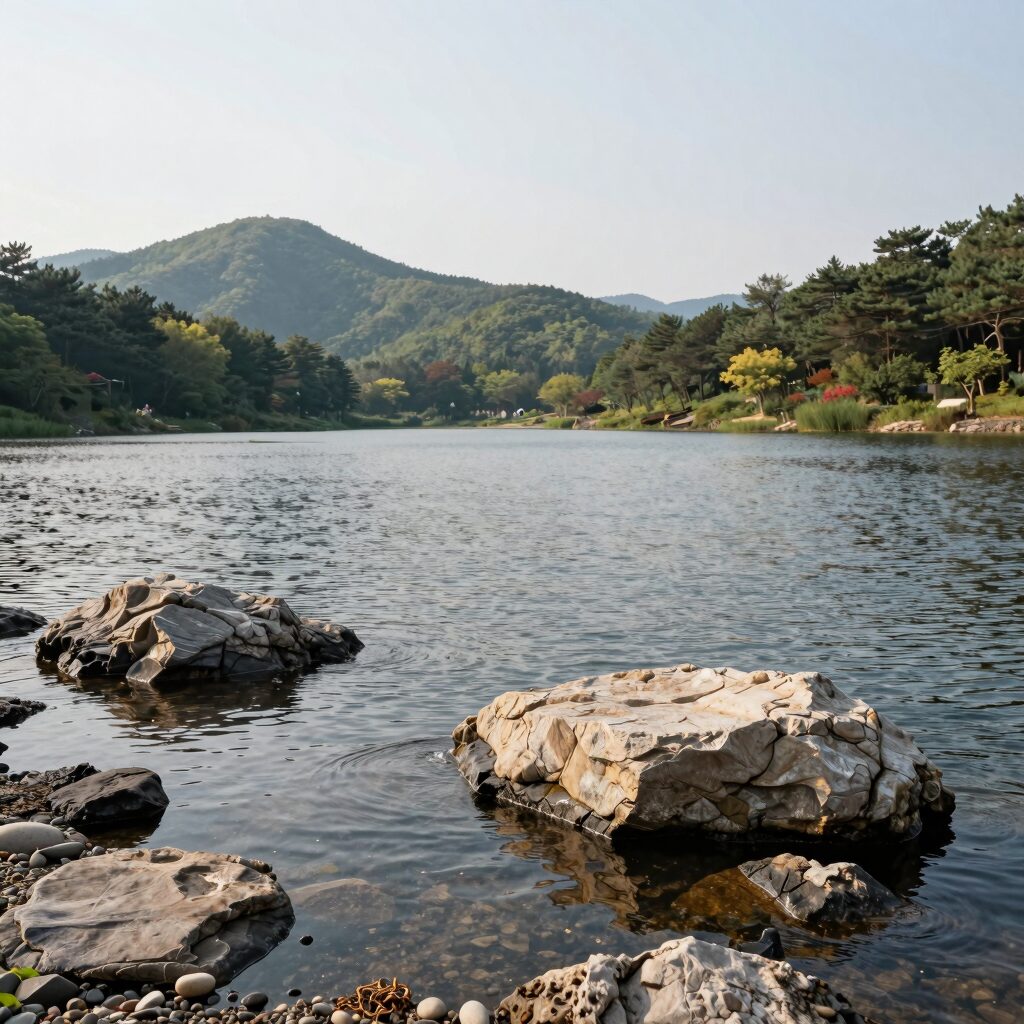 포천 산정호수와 비둘기낭폭포의 아름다운 자연 경관