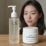 시드물 과즙세연 토너와 세럼 크림을 사용한 스킨케어 루틴 사진