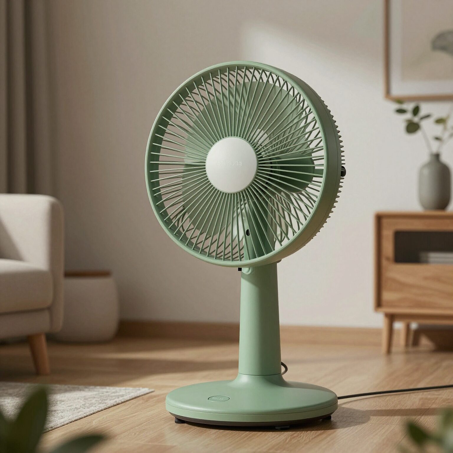 Balmuda GreenFan S 선풍기 디자인과 실내 배치 모습