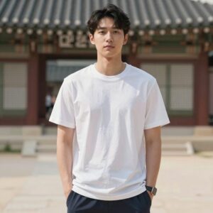 빈폴 반팔티 여름 스타일링 사진