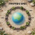 기후되먹임 루프 다이어그램 알베도 효과 수증기 피드백 탄소 순환