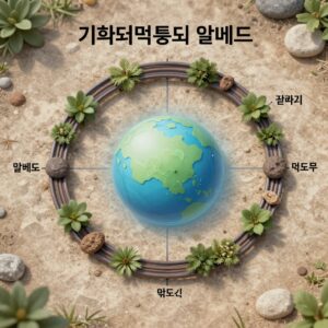 기후되먹임 루프 다이어그램 알베도 효과 수증기 피드백 탄소 순환