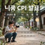 2026년 5월 미국 CPI 발표 일정과 시간을 표시한 달력 이미지