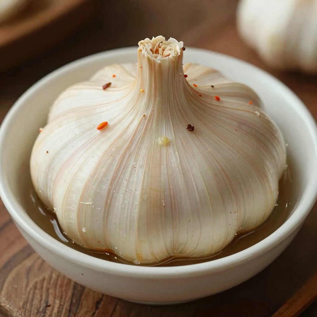 깐 마늘장아찌 완성 사진 황금비율 레시피