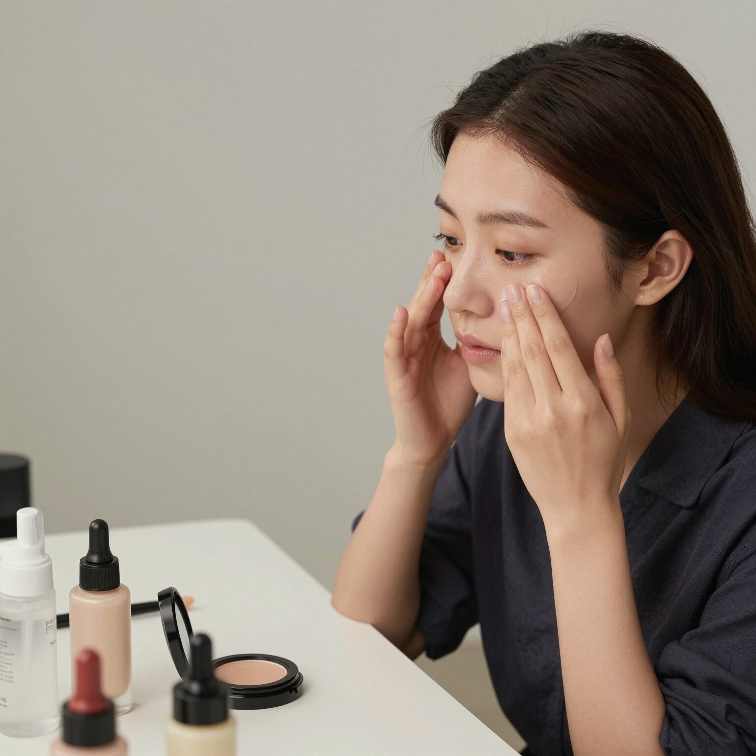 졸업사진 촬영 전 피부 관리와 메이크업 준비 과정