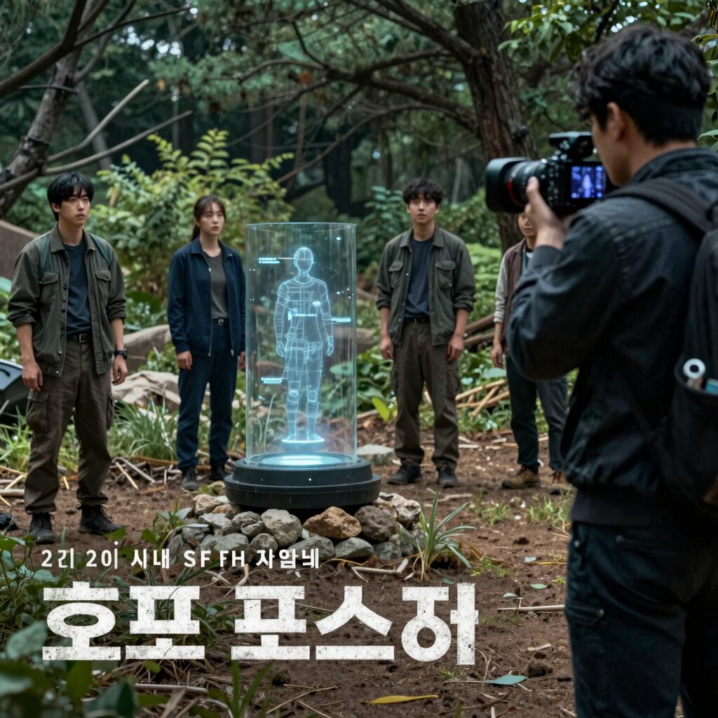 영화 호프 포스터 비무장지대 호포항 배경 SF 스릴러 나홍진 감독