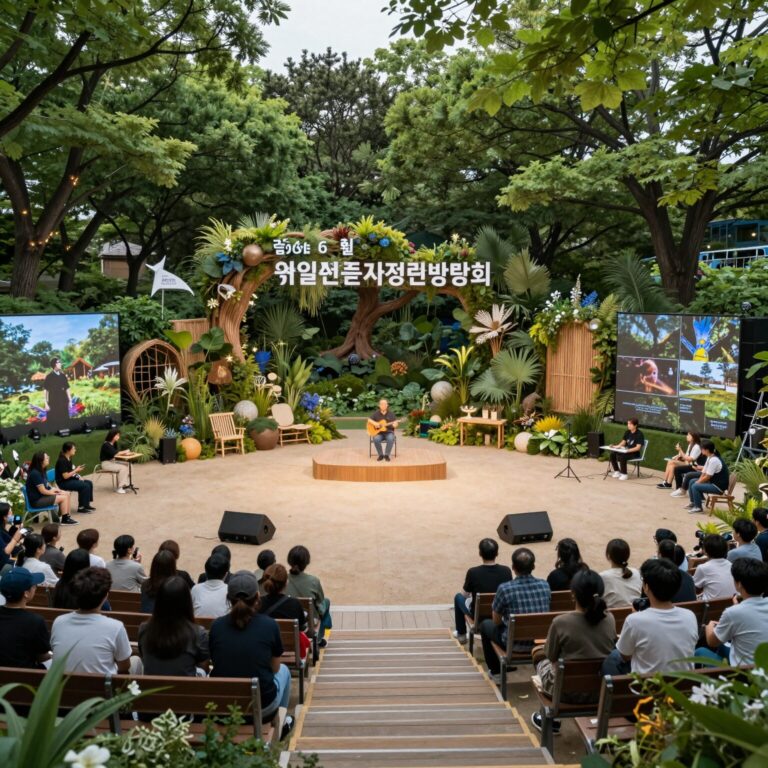 2026년 6월 서울숲 국제정원박람회 야외 공연장 전경