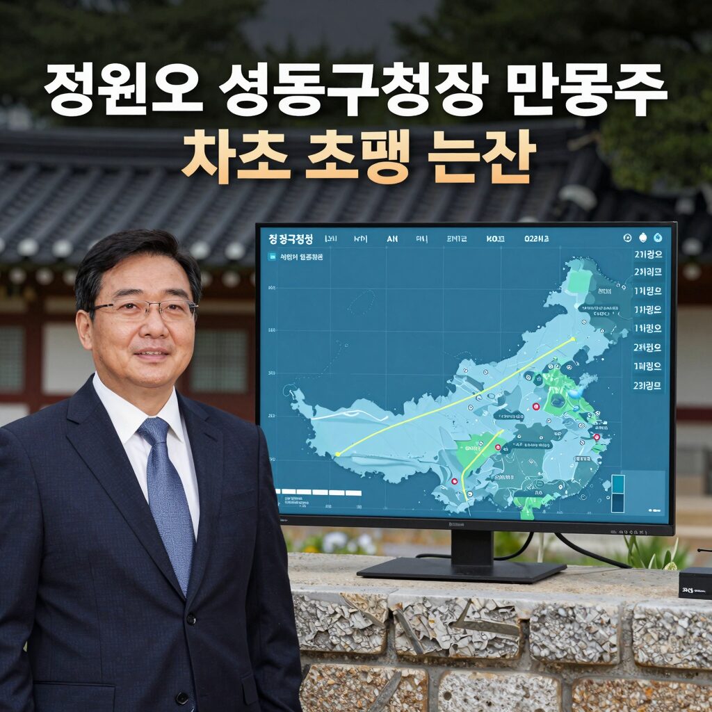 정원오 성동구청장 관련주 차트 흐름 분석