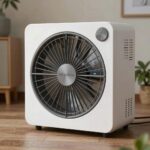 르젠 BLDC 선풍기 LZEF DC290 솔직 후기 르젠 LZEF-DC290 선풍기 24단계 풍량 조절 다이얼과 리모컨 모습