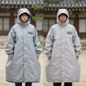 경량바람막이 데카트론과 아이더 비교 이미지