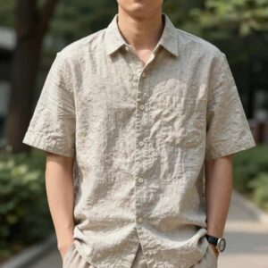 린넨셔츠 스타일링 팁 여름 데일리룩