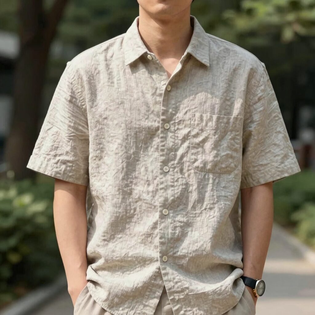 린넨셔츠 스타일링 팁 여름 데일리룩