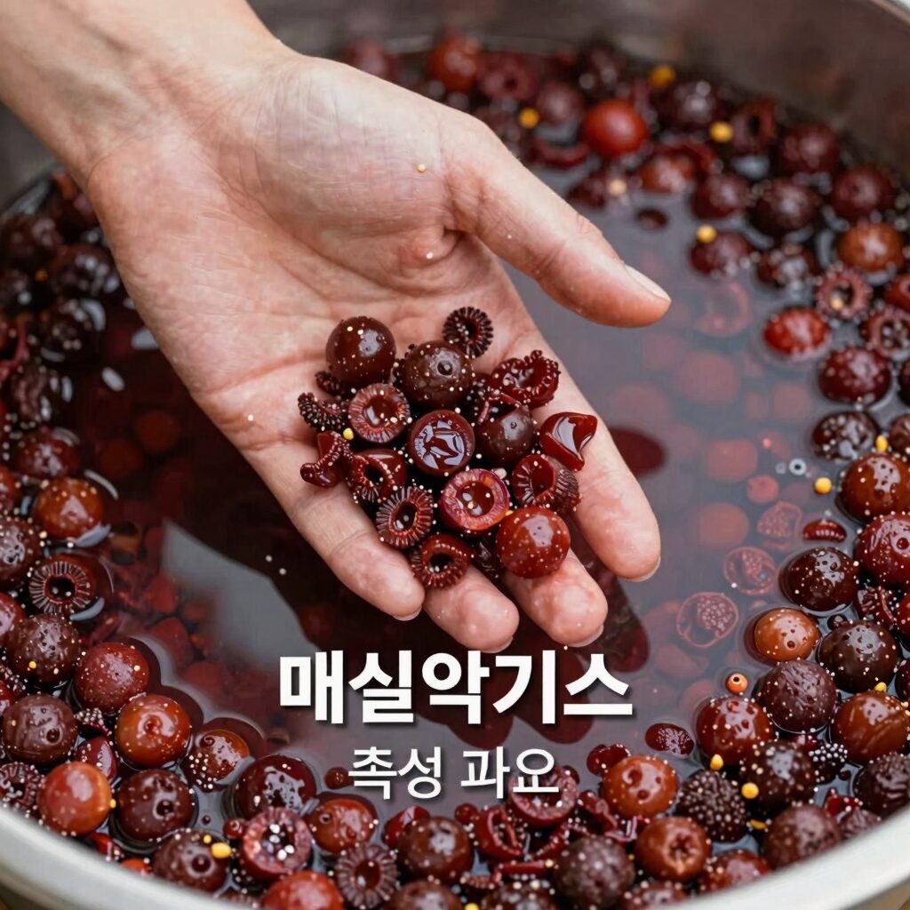 매실액기스 효능을 위한 매실청 숙성 과정