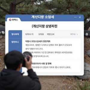 개인지방소득세 납부 방법 비교표와 위택스 화면 캡처