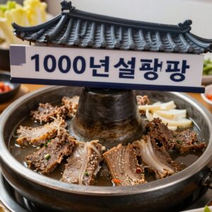 성북세무서 근처 100년설렁탕 본점 특설렁탕 뚝배기 사진