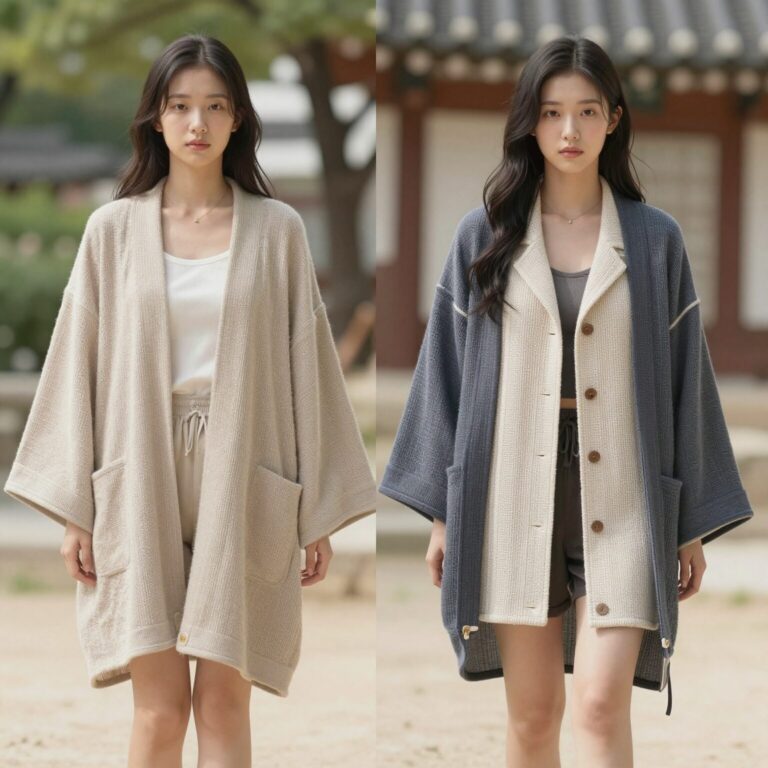여름 가디건 다양한 소재 비교