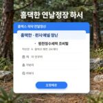 홈택스 편리한연말정산 화면에서 원천징수세액 조정 비율을 선택하는 예시