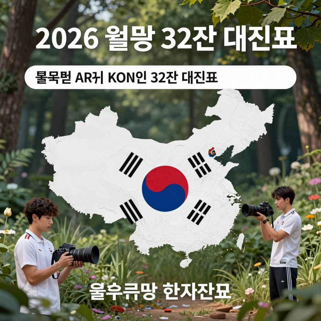 2026 월드컵 한국 32강 대진표 경우의수