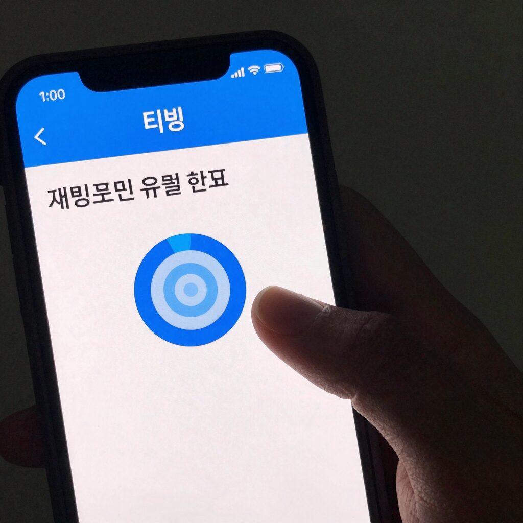 티빙 개인정보 유출 조회 화면 캡처 예시