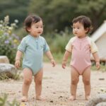 유아 래쉬가드 세 브랜드 베이비앙 알파베베 오즈키즈 비교 이미지