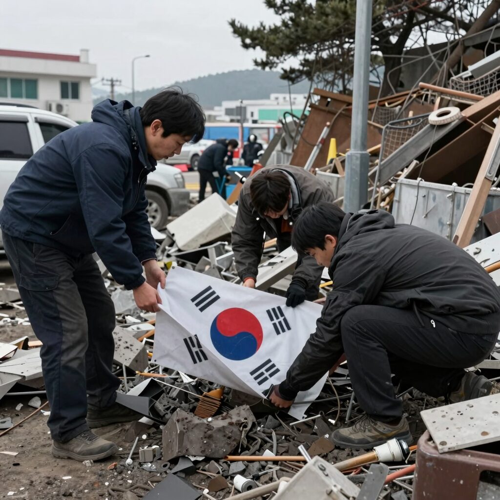 필리핀 세부 북부 지역 지진 피해 복구 작업 현장