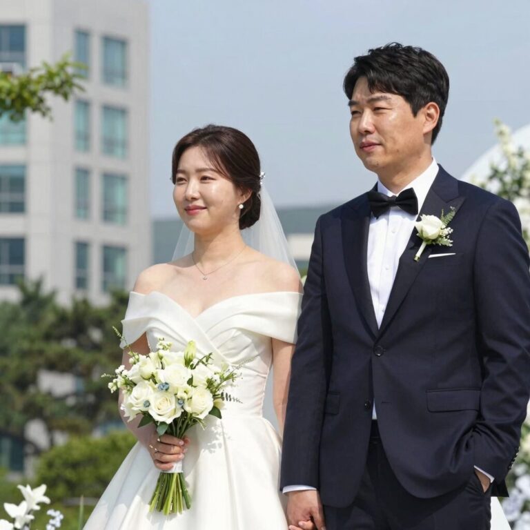 최태원 SK회장 차녀 최민정과 남편 케빈황 결혼식 사진